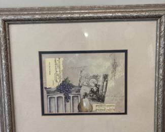 Framed Melody of My Love Sheet Music Collage by Harold Skeath