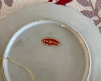 Vintage W.N.CO. Ceramics Japan Happy Anniversary Decorative Plate second image