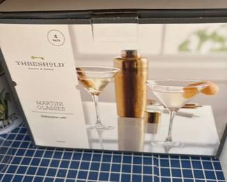 Threshold Martini Glasses