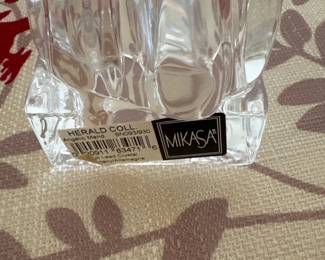 Mikasa Crystal Angel Playing Mandolin Figurine second image