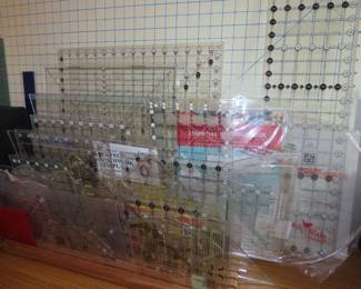 Multiple cutting boards/quillting templates.