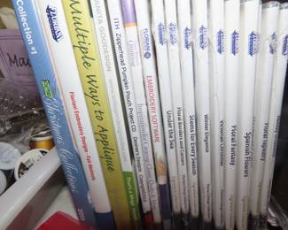 Floratine embroidery CDs.