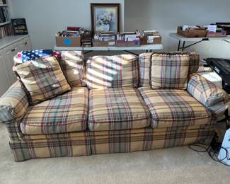 cutie plaid sofa 