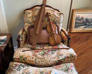 Norwalk chair and Ottoman