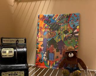 Two retro Smoky the Bear puzzles