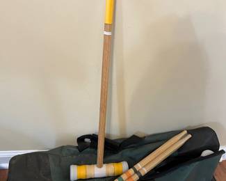 Croquet set