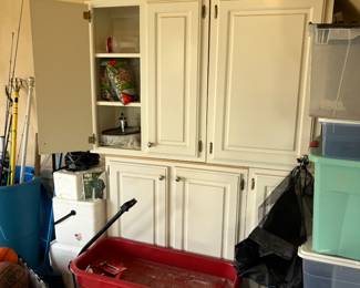Garage cabinets also for sale