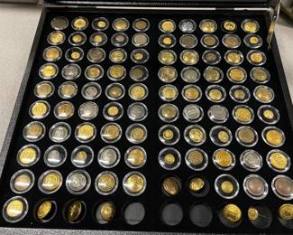 This is an amazing collection of 19th and 20th century buttons. There are slave buttons, cruise line buttons, railroad buttons, police and firefighter buttons, military buttons, merchant buttons and more. This is an eBay sellers’s dream.