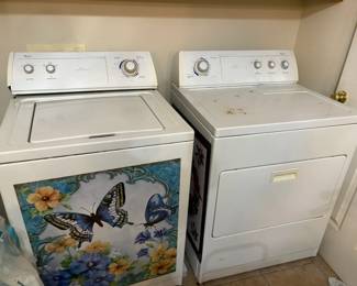 washer and dryer