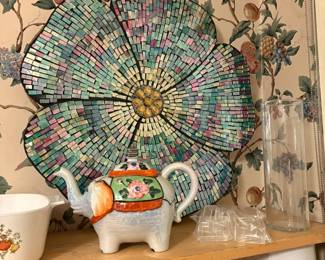 decor, elephant tpot