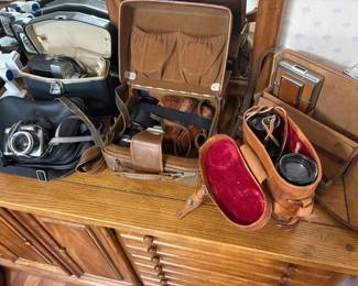 Cameras, binoculars