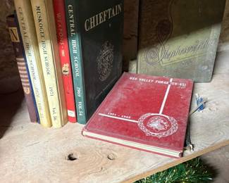 Vintage year books-Muskogee, others