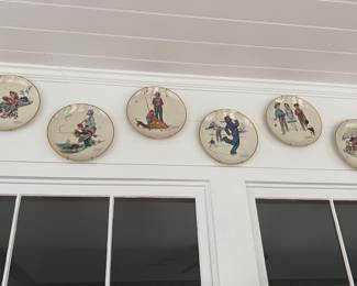 Norman Rockwell plates
