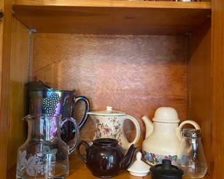 Blue cornflower tea pitcher and more 