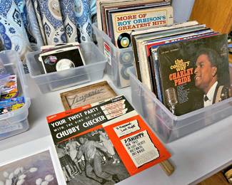 Vintage record albums, etc.