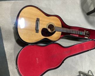 Yamaha guitar with case