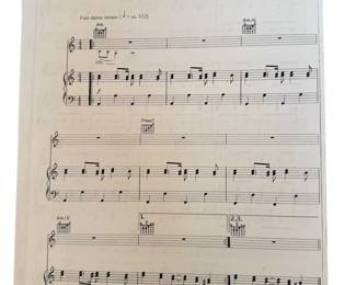 Music for display only