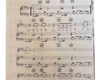 Music for display only