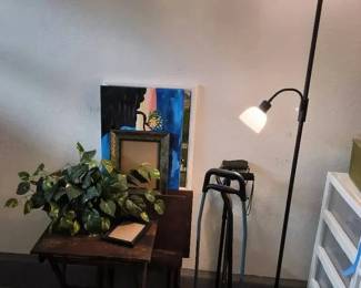 PHS148 Framed Art With Perfect Lighting And TV Dinner Trays 