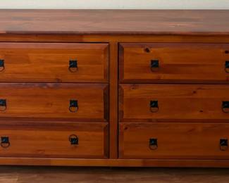 PHS077 6- Drawer Wooden Dresser 