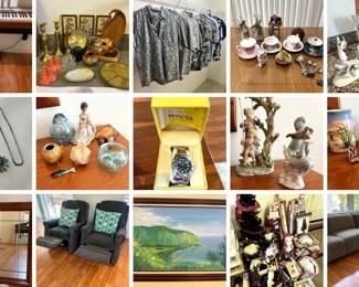 PRECIOUS HAWAI'I KAI SALE CTBids Online Auction • Bidding Ends 03/12/26 • Pickup 03/14/26   This auction features high-end furniture including MCM Danish and teak pieces, original framed paintings and prints highlighting Hawai'i scenery, surfing and more, beautiful outdoor furniture, a huge LG TV, glass floats, fishing poles and equipment, Reyns classic aloha shirts, outdoor supplies, tools, camping equipment and more, plants, kitchen goods, holiday decor, retro toys, island decor, rare model airplanes and so much more!