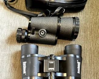 PHS008 Carton Monocular And Bushnell Binoculars 