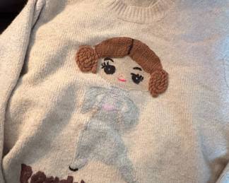 Zara Star Wars Princess Leia "Ready to Rule" Knit Sweater