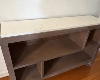 Modern Console Table with Marble Top second image