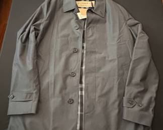 Burberry London England Men's Car Coat
