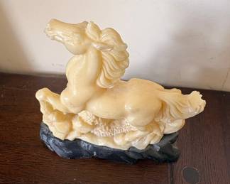 Vintage Resin Horse Figurine