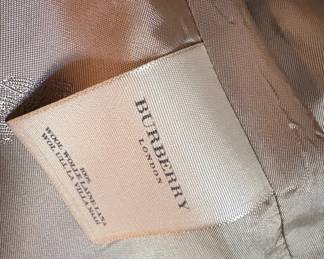Burberry London Nova Check Wool Coat