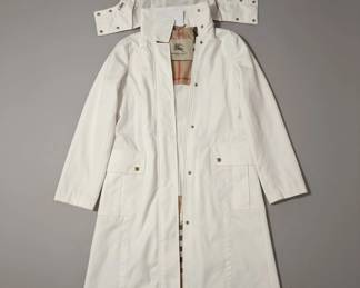 Burberry Carminton White Trench Coat second image