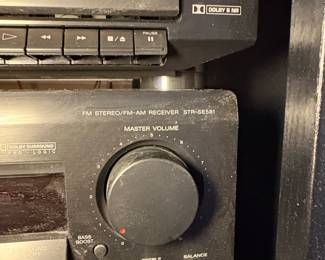 Sony Stereo System Components STRSE Receiver, CDPCX CD Player, TCWR Cassette Deck second image