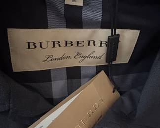 Burberry London England Men's Car Coat