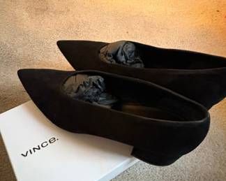 Vince Suede Pointed Toe Heels