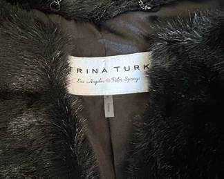 Trina Turk Faux Fur Jacket