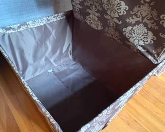 Damask Pattern Storage Bins second image