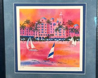 Royal Sunset Print by Rosalie Prussing