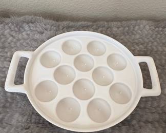 R. C. France Escargot Plate