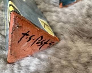 Pair of TS POST California Studio Art Candle Holder