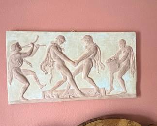 Neoclassical Relief Plaque of Dancing Figures