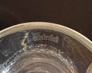 Waterford Crystal "Colleen" Pattern Short Stem Wine Glasses (Set of 6)