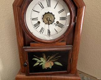 Jerome & Co. "Gems" Striking Alarm Mantel Clock