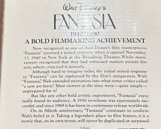 Walt Disney's Fantasia 1940-1990 Plate