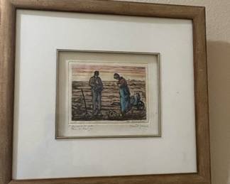 The L'Angélus etching