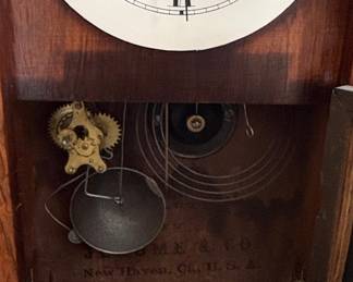 Jerome & Co. "Gems" Striking Alarm Mantel Clock