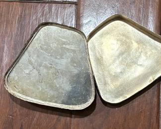 Antique Chinese Enameled Trinket Box with Figural Handle