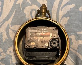 Antique French Style Mantel Clock with Ornate Base