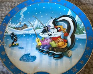 Looney Tunes "Fishing for Compliments" Collector's Plate