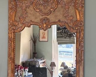 LaBarge Italian Carved and Gilt Mirror
